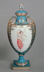 Minton vase, 1862